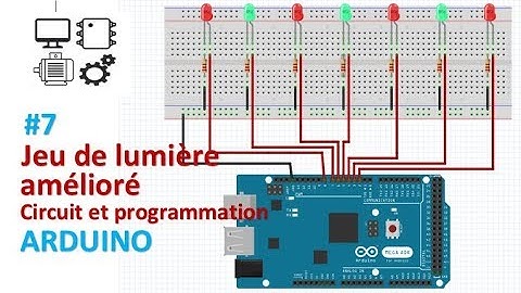 ARDUINO : Jeu de Lumière amélioré - Circuit et programmation | Sciences de l
