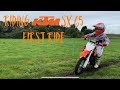 first ride KTM sx 65