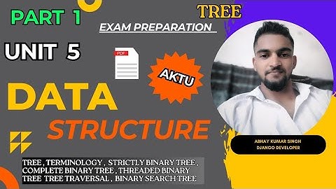 Data structure : Unit 5 aktu syllabus part1 with Abhay #btech #aktu