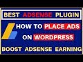 Best adsense plugin for wordpress | How To Place Adsense Ads On Website | Boost Adsense Earnings