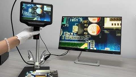 Andonstar | AD407 Pro HDMI Soldering Digital Microscope with Pro Metal Stand#andonstar #microscope