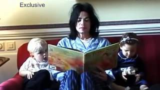 Michael Jackson - Reading A Story To Paris And Prince