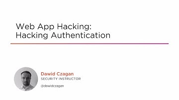 Course Preview: Web App Hacking: Hacking Authentication