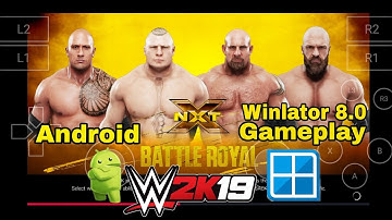 WWE 2K19 Android Gameplay Winlator 8.0