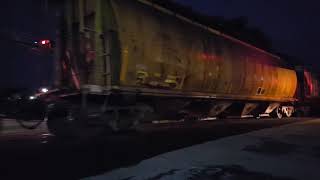 CSX Q693-03 with CSX 911 and 1776 leading through Spartanburg SC