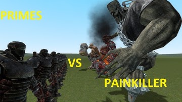 LIBERTY PRIMES VS PAINKILLER - GMOD FIGHTS