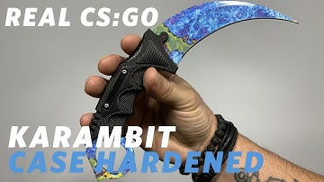 REAL CS:GO KNIVES - Karambit - Case Hardened - KNIFY