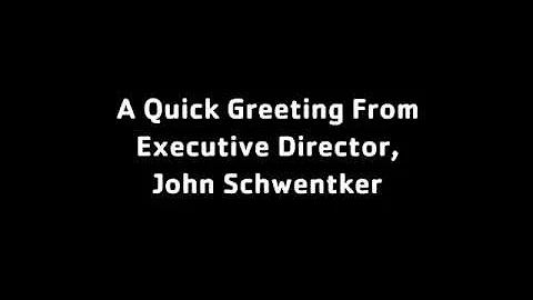 A Greeting From John Schwentker, Baxter YMCA Execu...