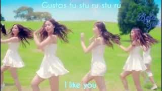 GFRIEND Me Gustas Tu Lyrics [ENG ROM]