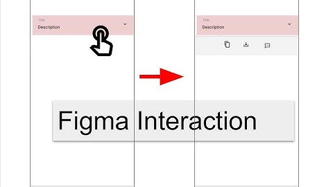 Figma : Interaction (Click) - Overlay ( Manual position  ) - Animation