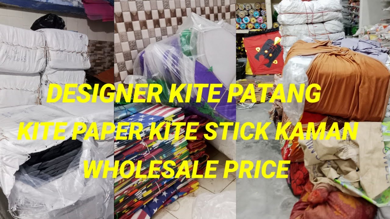 DESIGNER KITE PATANG BEST QUALITY KITE PAPER KITE STICK KAMAN WHOLESALE PRICE SHOP AMRITSAR #viral 