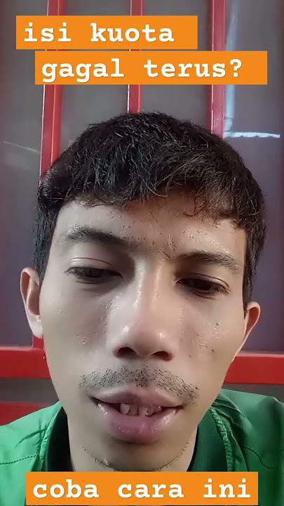 isi kuota gagal terus? coba cara ini.