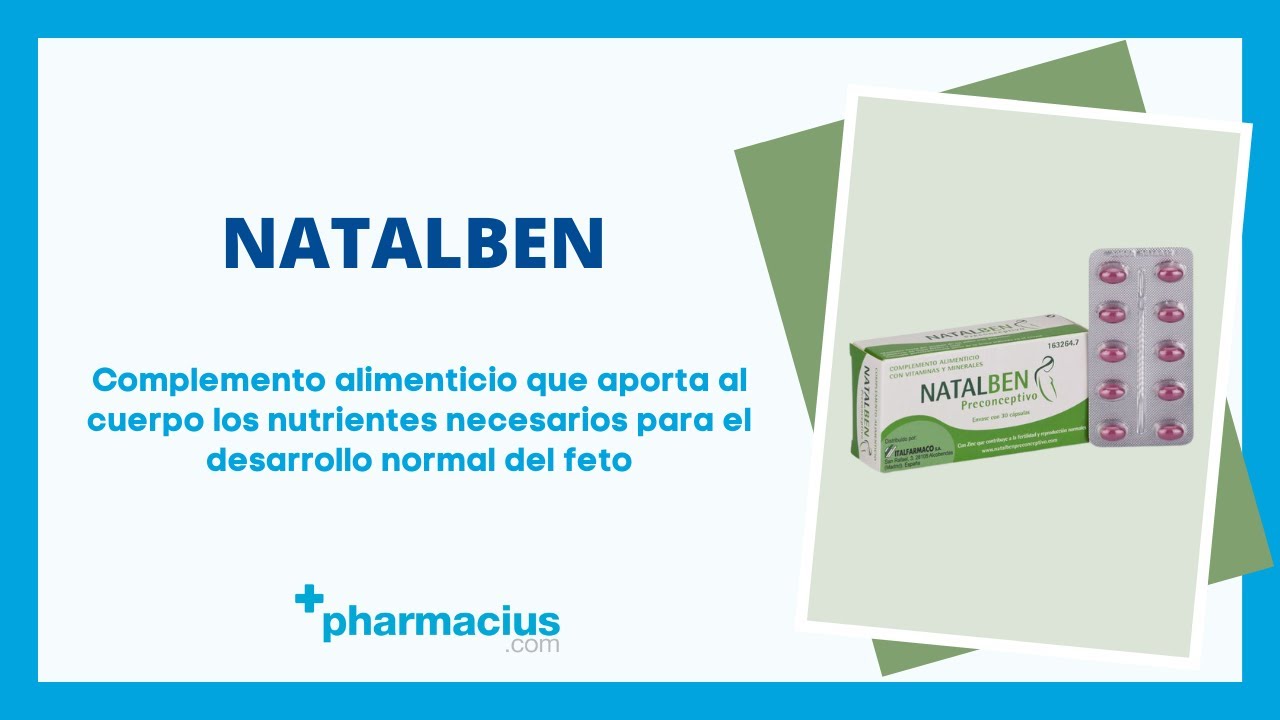 Natalben Preconceptivo - Prepara tu embarazo