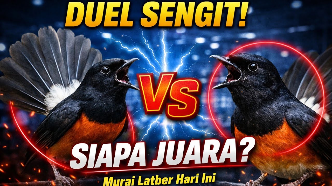 Full Gantangan! Murai Batu Latber Panas, Siapa Paling Tahan?