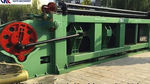 Gabion mesh weaving machine