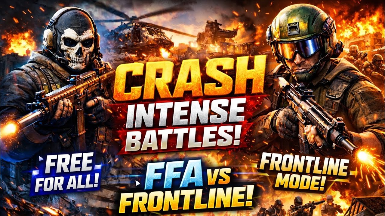 CRASH MAP COMPLETE ACTION 🎯 | Frontline & FFA | COD Mobile Gameplay ...
