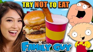 Try Not To Eat - Family Guy (Peter's Food Truck, Car Panini, Cool Whip) | People Vs. Food screenshot 4