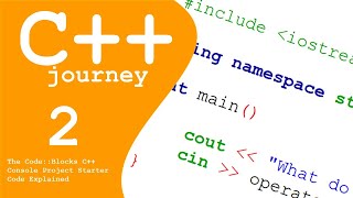 The CodeBlocks CPP Console Project Starter Code Explained