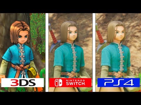 Dragon Quest XI | Switch vs PS4 vs 3DS | Graphics & FPS Comparison | Comparativa