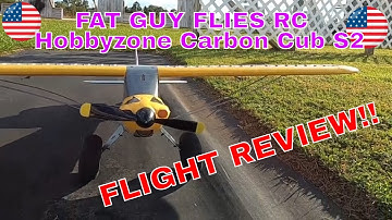 Hobbyzone Carbon Cub S2 Flight Review/ Vlog  by Fat Guy flies RC