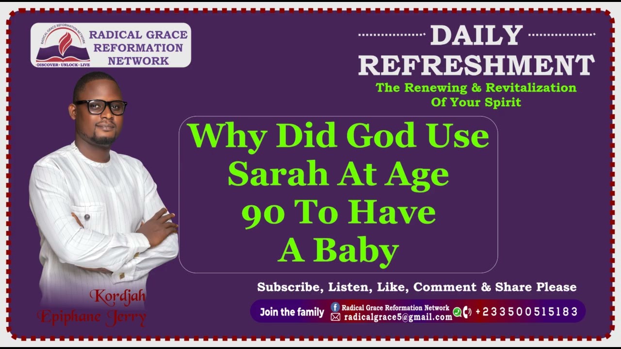 God used Sarah at age 90 to have a Baby. 