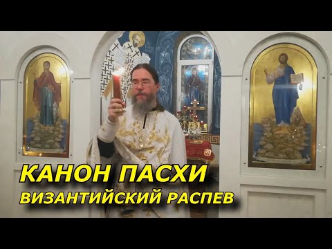 Канон Пасхи Пасхальный Канон Пасха Христова Византийское Пение Афон Афонское пение Христос Воскресе