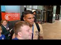 Thiago Silva and Graham Potter signing autographs for Chelsea fans