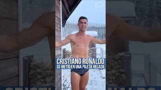 Cristiano Ronaldo Se Metió A Una Pileta De Hielo En Finlandia