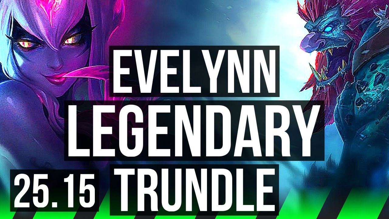 EVELYNN vs TRUNDLE (JGL) | 16/2/5, Legendary | KR Master | 25.15