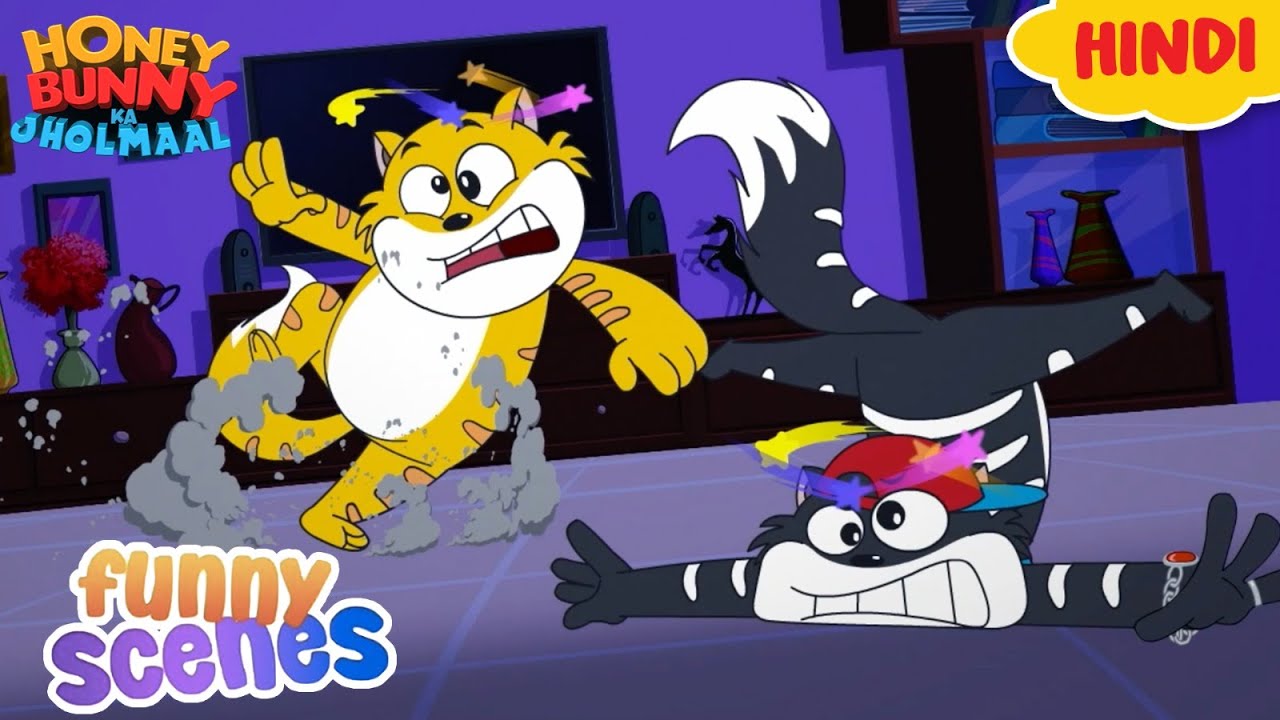 Honey Bunny Funny Scenes | Cartoon For Kids | Compilation - 06 | Animated Stories | YO Kids Stories