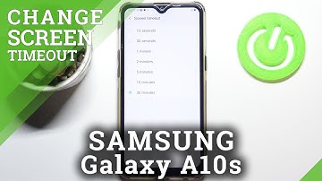 How to Change Screen Timeout in SAMSUNG Galaxy A10s – Adjust Display Time