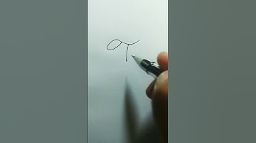 signature ideas for letter t #shorts #shortsfeed #shortvideo #short #drawing