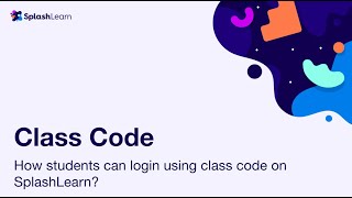 How Will Students Login Using Class Code On SplashLearn? screenshot 2