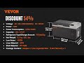 VEVOR 20L Portable Car Refrigerator Compressor Fridge Freezer Cooler Ice Box Keep Cool for Camping