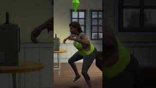 My sim dancing to up and down #shorts #sims4 #marnik