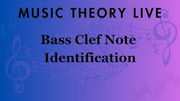 Music Theory Live: Bass clef note identification