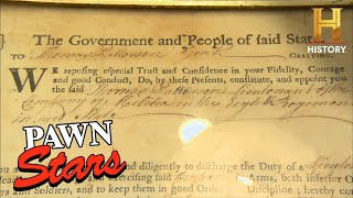 RARE Revolutionary War Commission Worth $1,000s (Season 4) | Pawn Stars