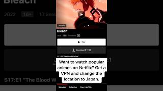 Netflix Vpn Surfshark | Popular Anime In Japan shorts netflix