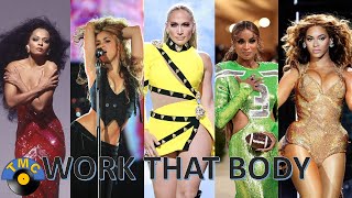 WORK THAT BODY - Diana Ross ft.  Beyoncé, Janet Jackson, J Lo, Shakira, Ciara &amp; Lady Gaga