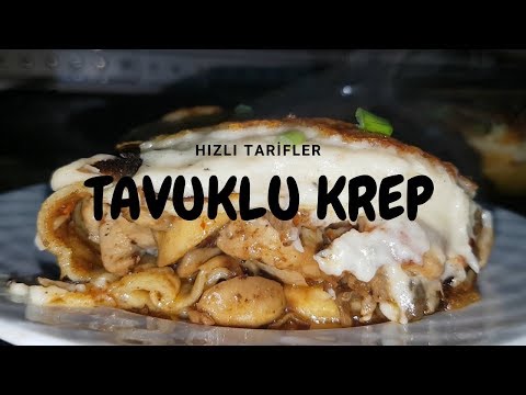 Video: Peynirli Tavuk Göğsü Krep Nasıl Kolayca Yapılır