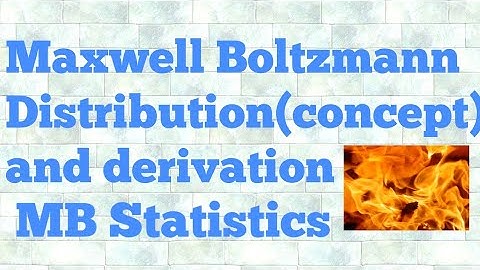 maxwell boltzmann distribution law (hindi)