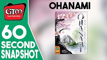 Ohanami by Pandasarus Games  | GTM Minute (A 60 Second #Tabletopgaming Snapshot)