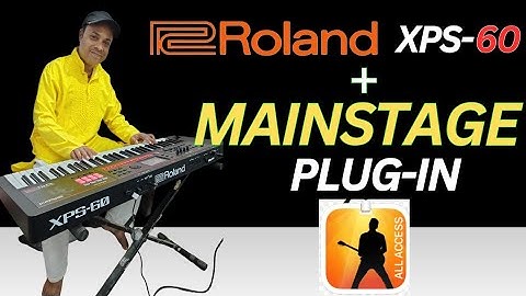 ADVANTAGES OF ROLAND XPS-60 WITH MAINSTAGE SETUP BY RAJA SINHA @rolandglobal @MainstageOficial