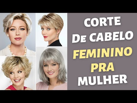 55+ CORTES DE CABELO FEMININO PRA MULHER TENDÊNCIA - CORTE FRANJA CABELO  CURTO - MODA MODA 