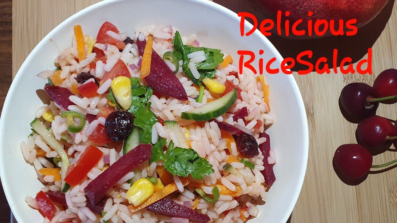 Rice Salad Recipe | Healthy Rice Recipe For Weight Loss | Quick &Easy ...