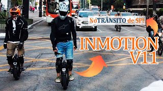 INMOTION V11 Sem dúvidas o melhor monociclo elétrico já feito. Transporte urbano com diversão