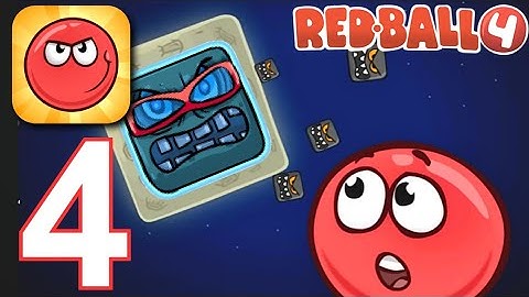 Red Ball 4 - World 04 (All Levels 46-60) Gameplay Walkthrough, Boss Fight (iOS, Android)