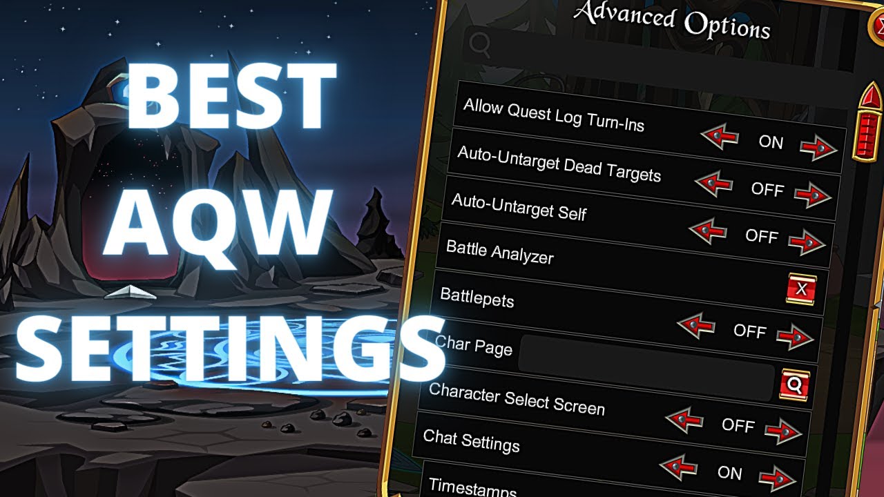AQW Settings You MUST Have On 2022