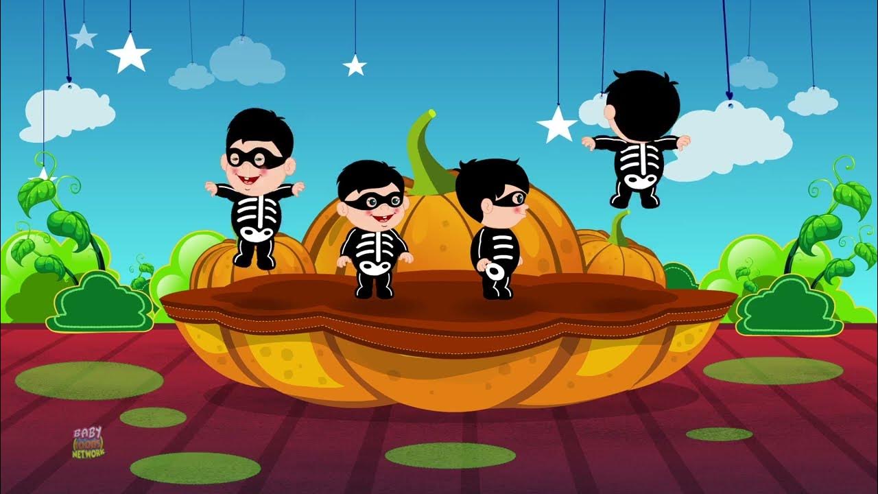 Five Little Skeleton Nursery Rhymes For Babies YouTube