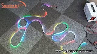 Bendable Zigzag Addressable RGB LED strip light DC12v 6mm width